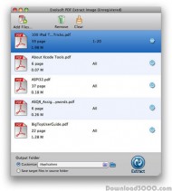 Enolsoft PDF Extract Image for Mac screenshot